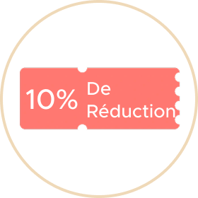 10 % de réduction