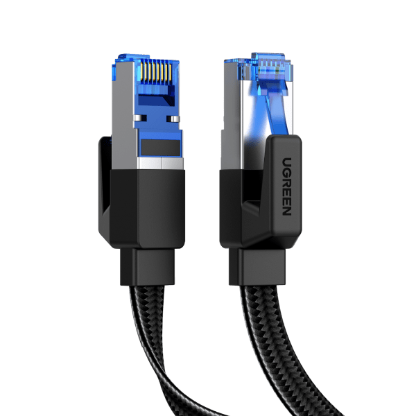 UGREEN Cat 8 Plat Cable Ethernet Réseau RJ45 26AWG 40Gbps 2000MHz