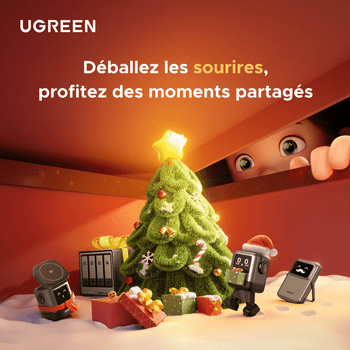 Déballez les sourires, profitez des moments partagés. La Grande Surprise de Noël d' UGREEN vous attend - UGREEN FR