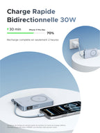 [Member Rewards] MagFlow Batterie Externe Magnétique Sans Fil (10000mAh, Qi2 25W, Compatible MagSafe)