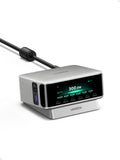 UGREEN Nexode Pro Chargeur de Bureau avec Écran Intelligent (300 W, 8 Ports, GaN, 5 Modes de Charge)