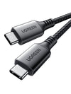 UGREEN Zapix Câble USB C 100W PD 20V 5A Charge Rapide Nylon Tressé (3M)
