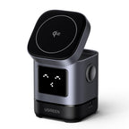 UGREEN Uno Qi2 Chargeur Induction iPhone 2 en 1 Certifié 15W Compatible avec MagSafe