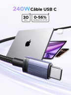 UGREEN Lot de 2 Câble USB C PD 3.1 5A 48V 240W Charge Rapide (3M)