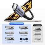 UGREEN Câble USB C vers HDMI 4K 60Hz 18Gbps Thunderbolt 4 3 HDMI2.0 3M