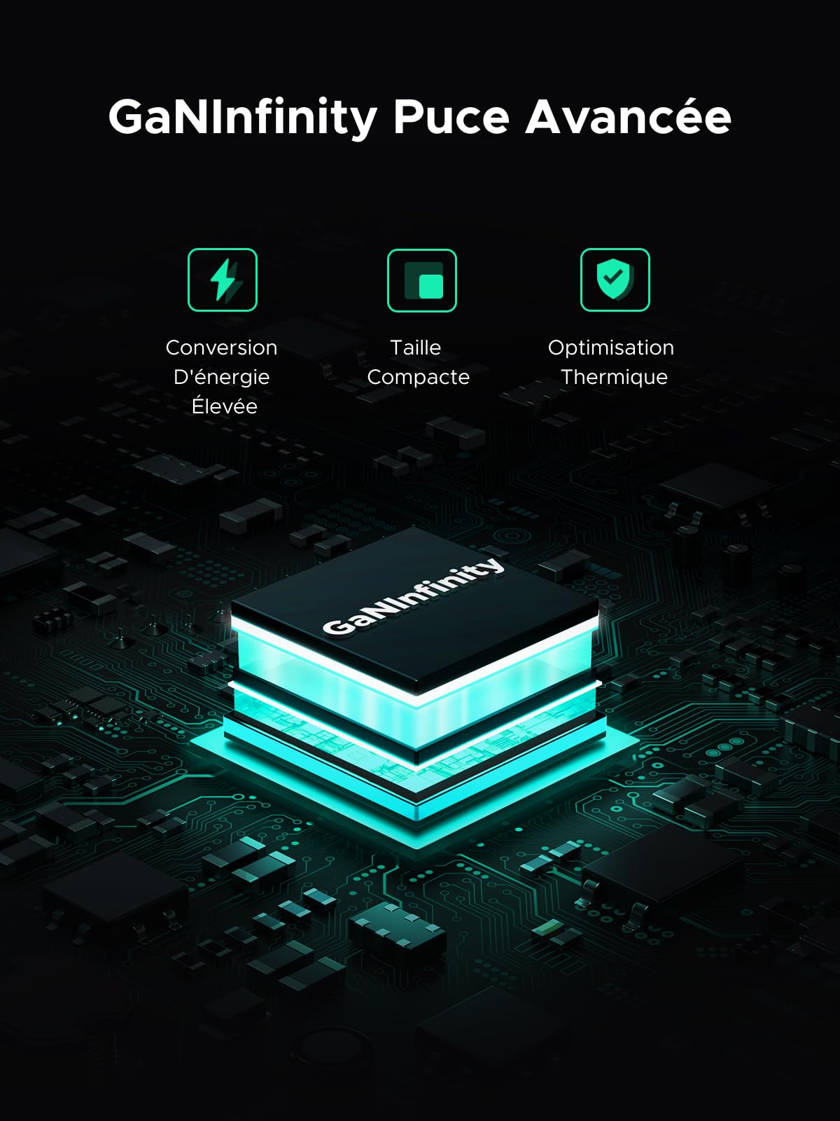 UGREEN Nexode 200W Chargeur USB C Rapide 140W PD 3.1 GaNInfinity