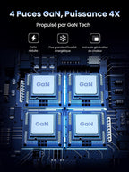 UGREEN Nexode 200W GaN Chargeur USB C Alimentation 100W et 6 Ports