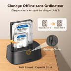 UGREEN Station d'accueil pour Disque Dur, USB 3.0 HDD Docking Station