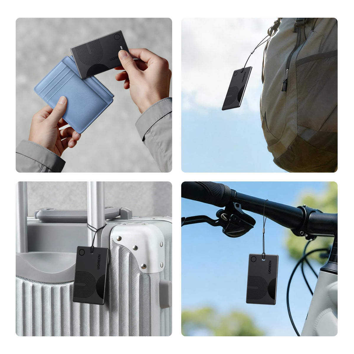 UGREEN FineTrack Slim Wallet Traceur Tag iOS Uniquement