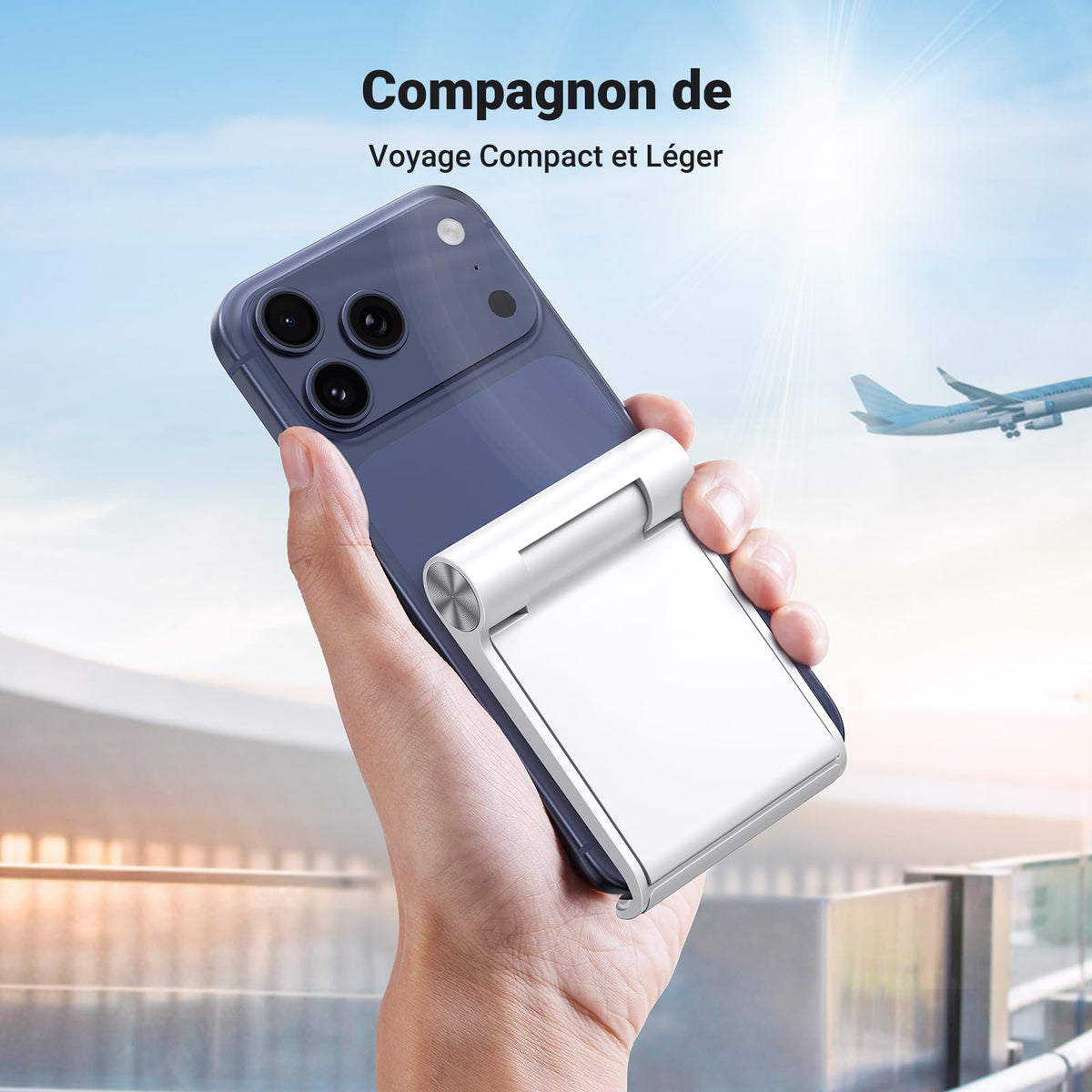 UGREEN Support Téléphone Bureau Réglable Pose Smartphone Pliable
