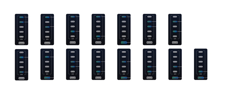 Charge à 2 port