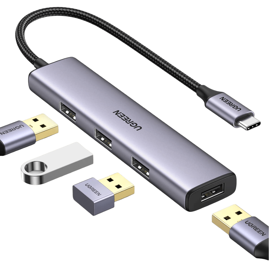 UGREEN Hub USB C vers 4 Ports USB Hub en Aluminium 5Gbps Adaptateur