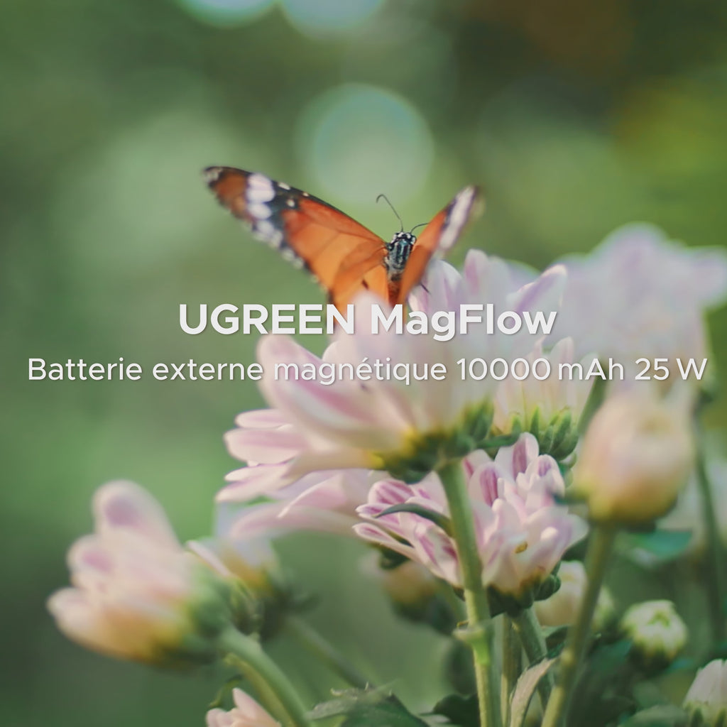 [Member Rewards] MagFlow Batterie Externe Magnétique Sans Fil (10000mAh, Qi2 25W, Compatible MagSafe)