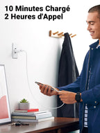UGREEN Chargeur USB C 20W Lot de 2 Power Delivery 3.0 (Blanc)