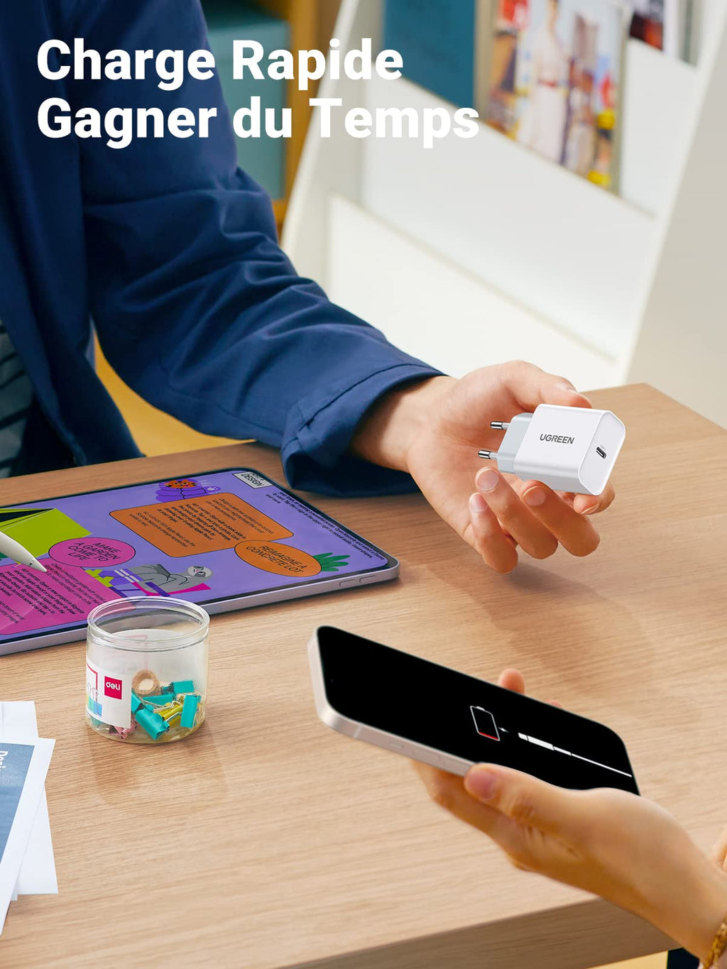UGREEN 20W Chargeur USB C PD 3.0