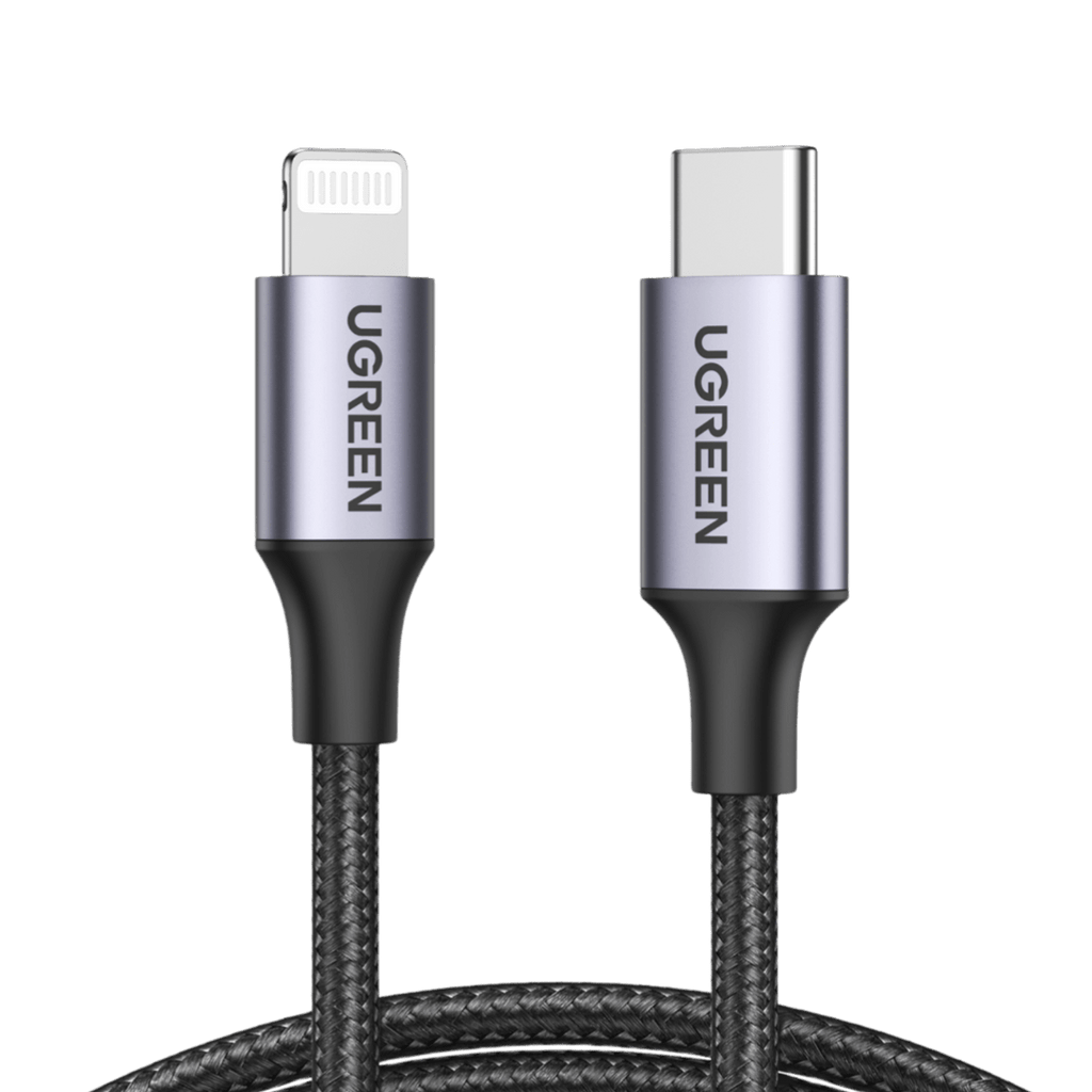 UGREEN Câble Lightning vers USB C MFi Certifié Nylon Tressé Chargeur iPhone Rapide